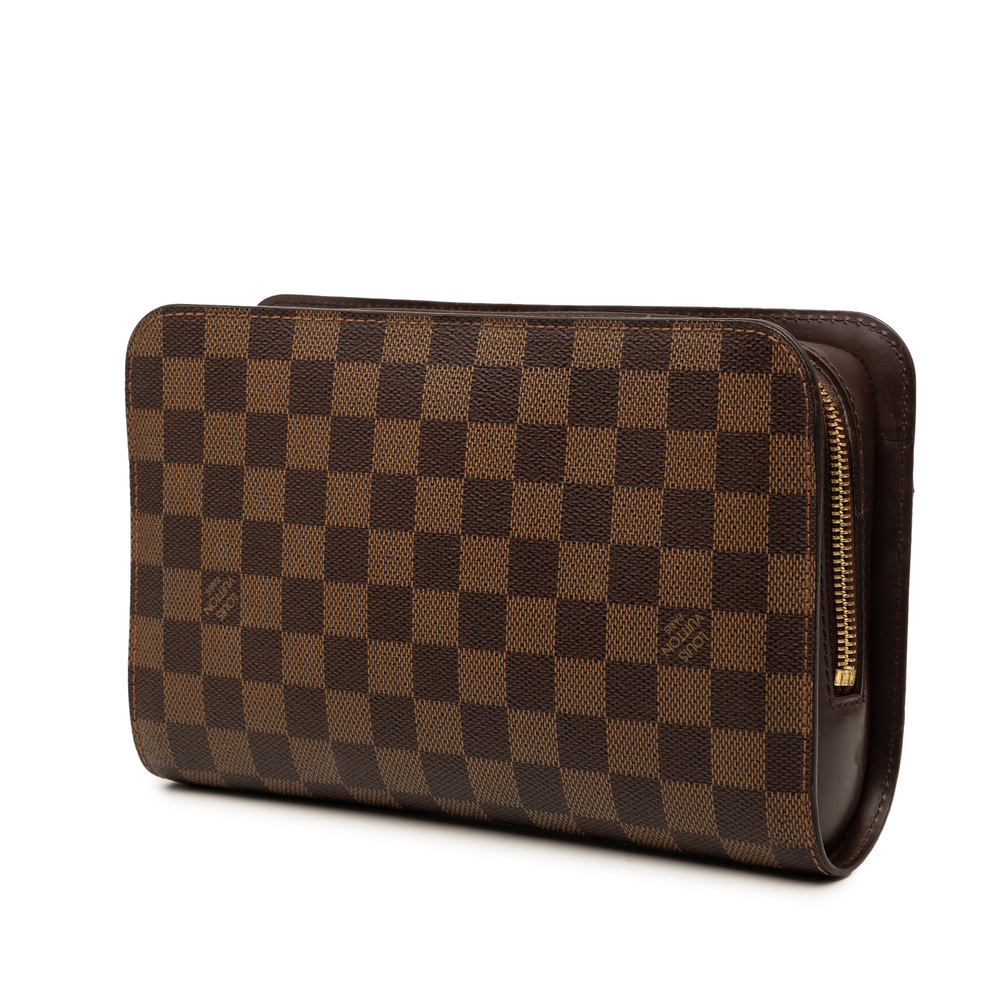 Pre-Loved Louis Vuitton Damier Ebene Saint Louis Pochette - Picture 2 of 7